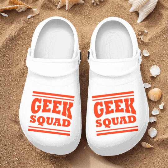 Geek Squad Logo Nurse Clogs