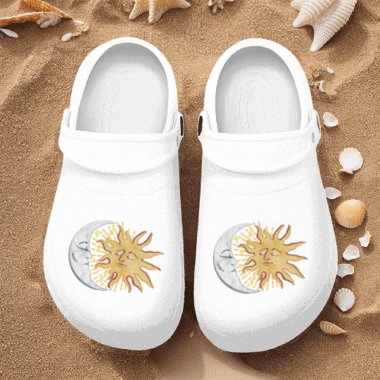 Sun and Moon Nurse Clogs