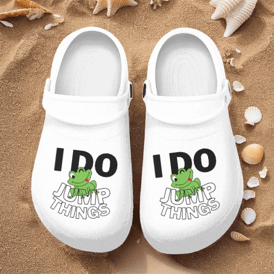 Frog Do The Jump Thing Nurse Clogs