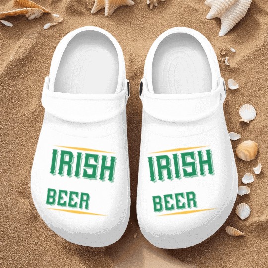 Irish you were beer Nurse Clogs