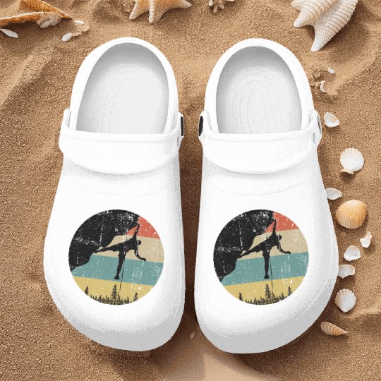 Rock climbing mountain climber Nurse Clogs
