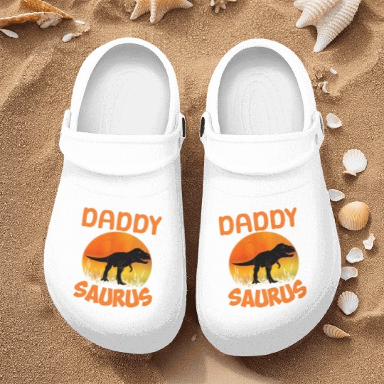 Daddysaurus Papasaurus Nurse Clogs