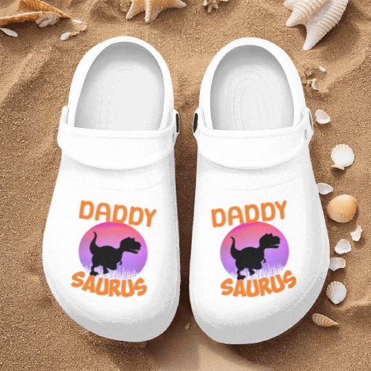 Daddysaurus Papasaurus Nurse Clogs