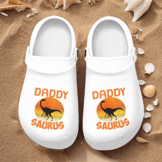 Daddysaurus Papasaurus Nurse Clogs