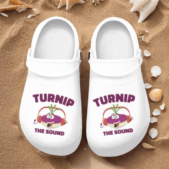 Music Turnip Party Music Lover Vegetable Nurse Clogs