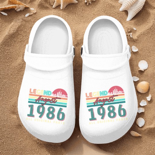 Building Year 1986 In August Nurse Clogs