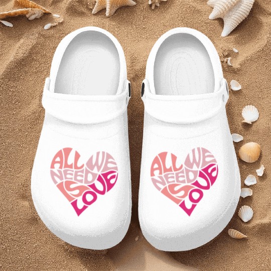 All we need is love Nurse Clogs