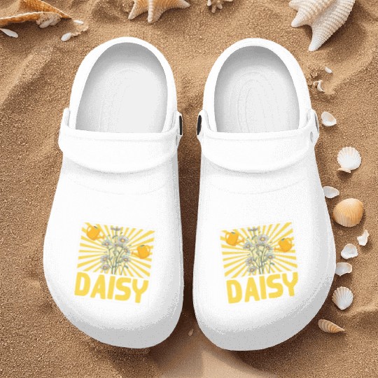 Daisy Garden Gardening Gardener Nurse Clogs