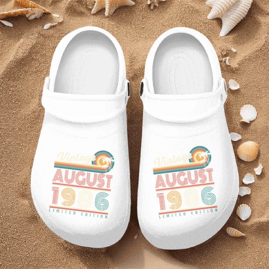 Born In August 1986 Nurse Clogs