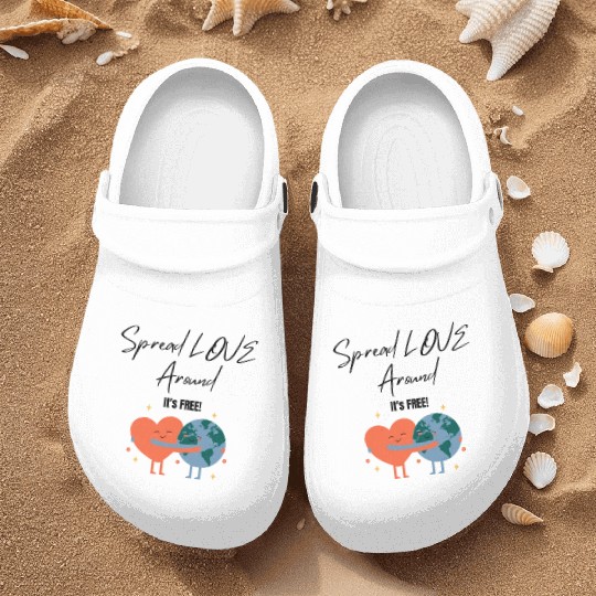 Spread Love Around Nurse Clogs