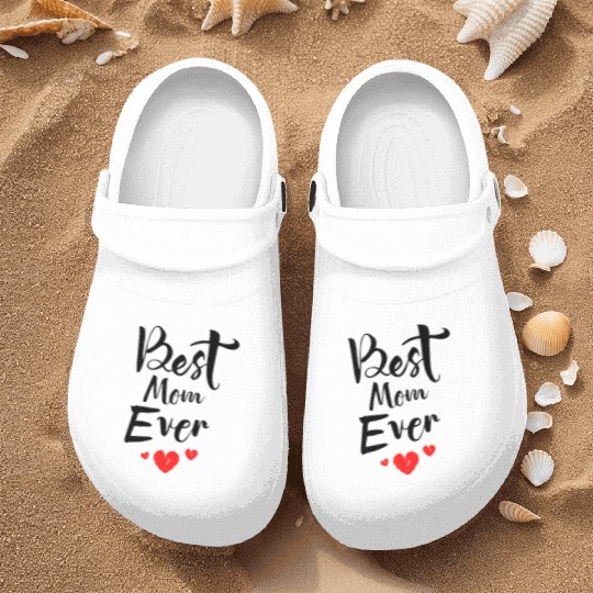 Best Mom Ever Funny design Classic Nurse Clogs