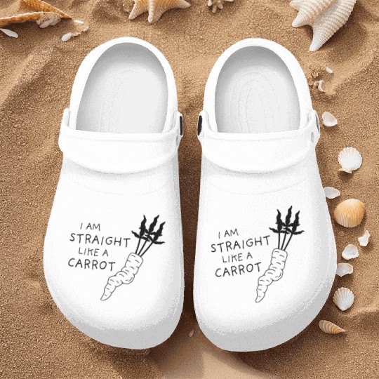 straight like a carrot - black uni II Nurse Clogs