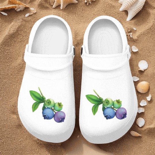 blueberries Nurse Clogs
