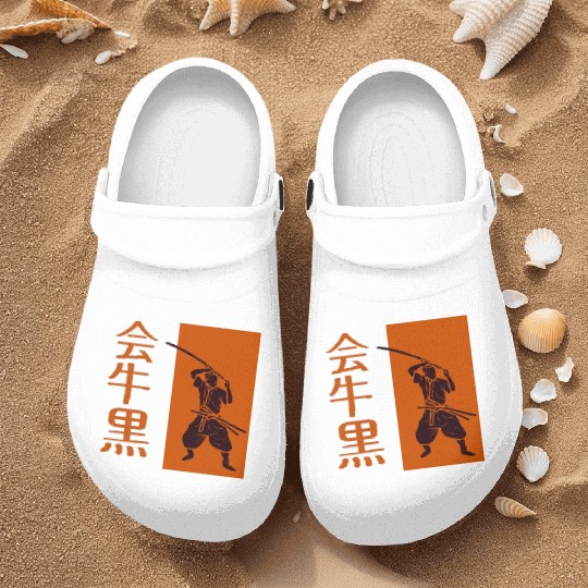 Samurai Warrior Nurse Clogs