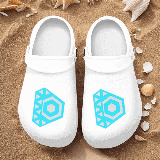Letter D Logo Robot Nurse Clogs
