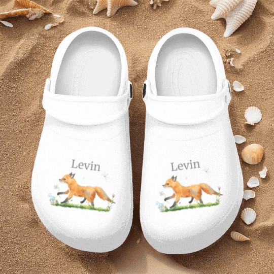 Waldtier Reh Hase Hedgehog Flowers Name Levin Nurse Clogs