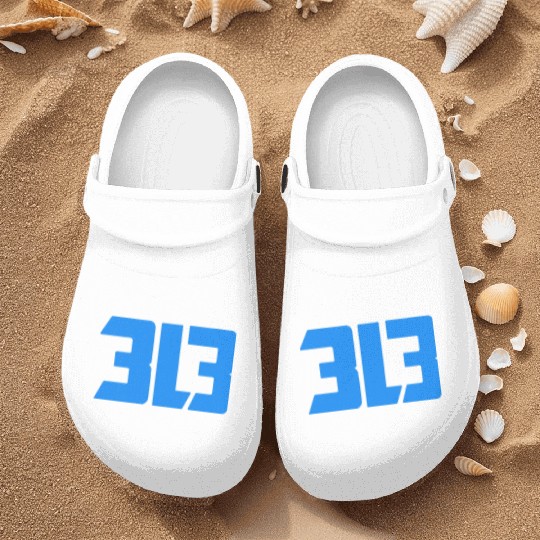 detroit lions 313 Nurse Clogs