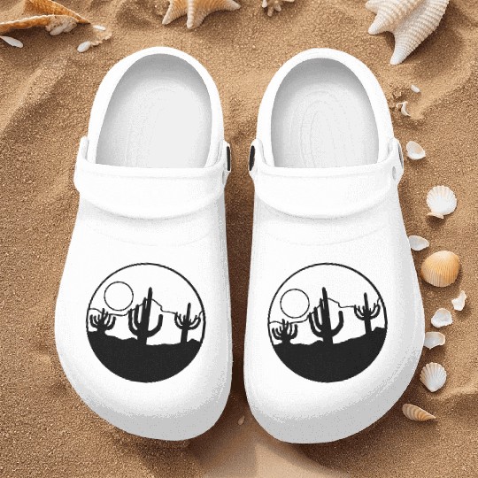 nature sun desert landscape Nurse Clogs