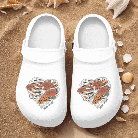 Fun Halloween Designs Dead Inside Nurse Clogs