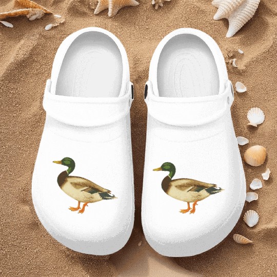 Mallard Duck Cute Duck Wild Duck Lover Nurse Clogs