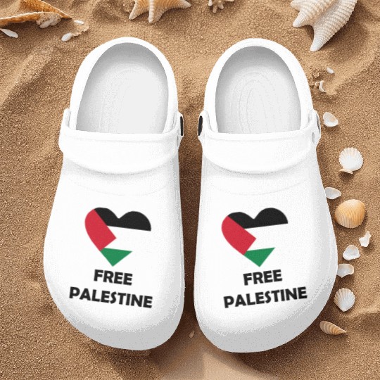free palestine Nurse Clogs