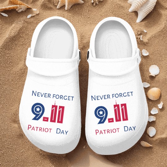 Never Forget Patriot Day 9.11 Nurse Clogs