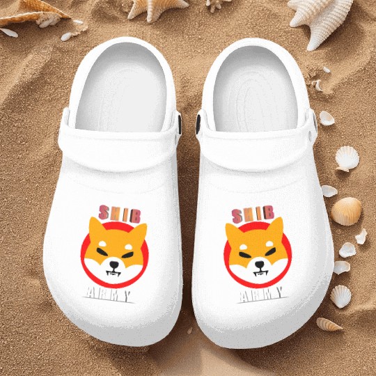 Shiba army Nurse Clogs