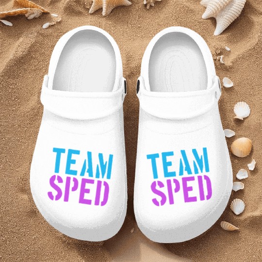 Special Education Teacher Team Sped Nurse Clogs
