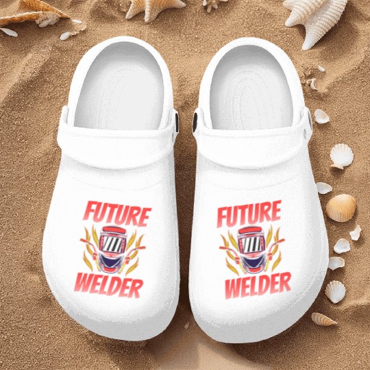 Welder Welding Vintage Future Nurse Clogs