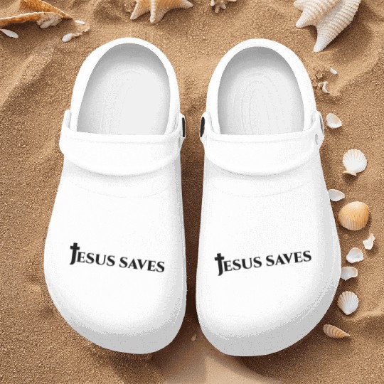 JESUS SAVES MERCH Nurse Clogs