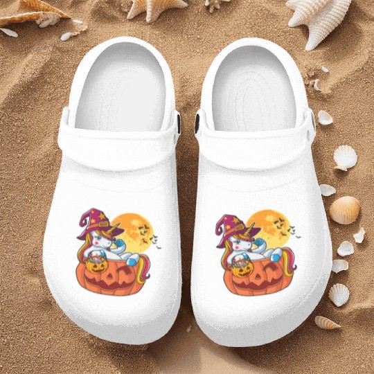Halloween Unicorn Pony Trick Or Treat Halloween Nurse Clogs