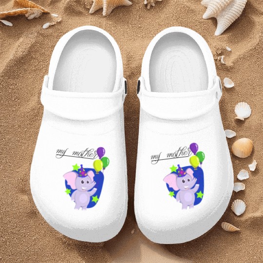 Mama Elephant Nurse Clogs Cute Classic