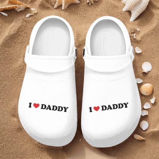 I Love Daddy Nurse Clogs