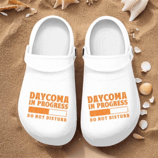 Daycoma in progress Do not Disturb - dreamer Nurse Clogs