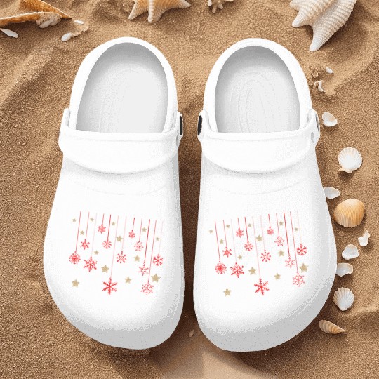 Snowflakes Nurse Clogs