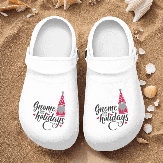 Christmas Funny Gnomes Nurse Clogs