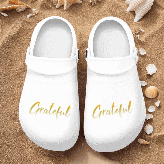 Grateful - Gold FINAL 1 Nurse Clogs