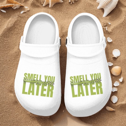 Smell You Later Vegetable Vegan Lover Asparagus Nurse Clogs