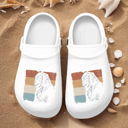 Monkey Chimpanzee Orangutan Monkey - Retro Monkey Nurse Clogs