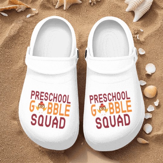 Preschool Gobble Squad. Nurse Clogs