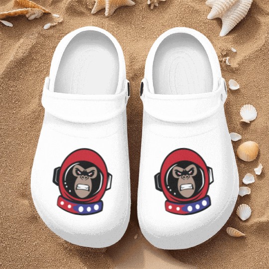 Angry Monkey Nurse Clogs