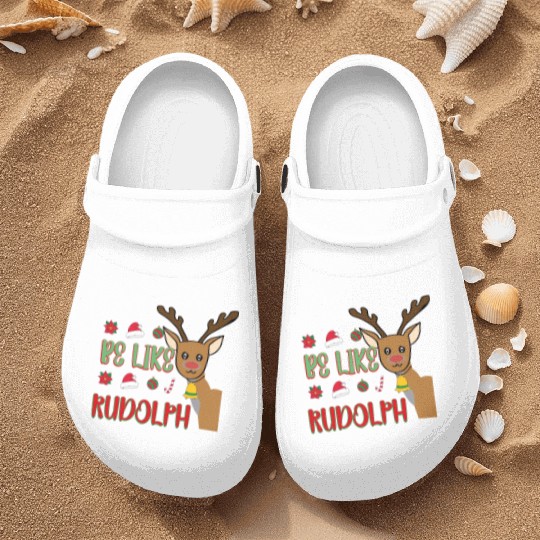 Be Like Rudolph Nurse Clogs