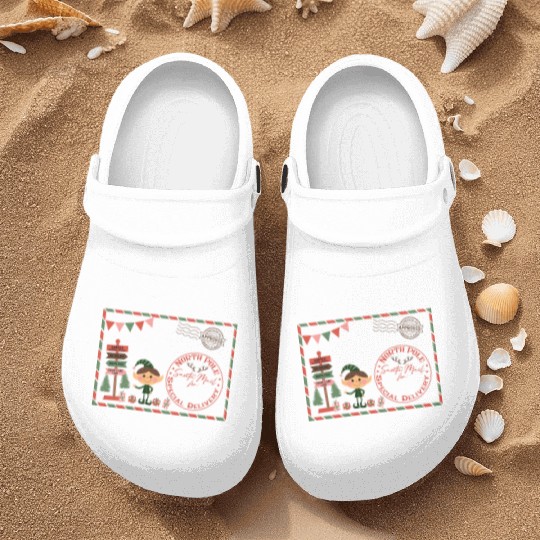 Santa Letter Elfe North Pole Specjal Delivery Mail Nurse Clogs