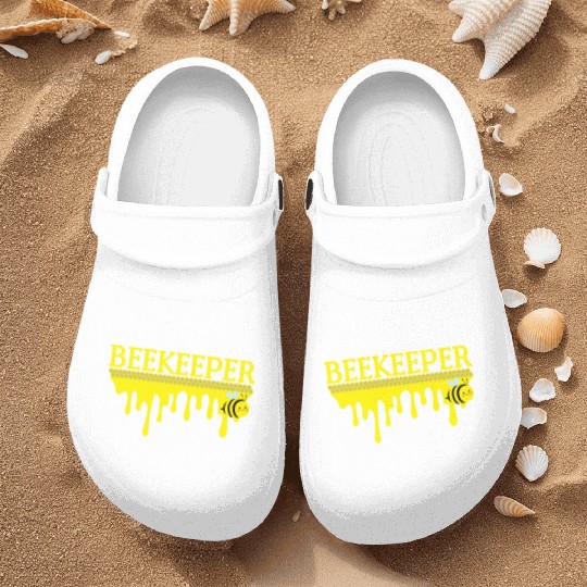 Bee Keeper Beekeeper, Funny Bee Hive Honey Lover Nurse Clogs