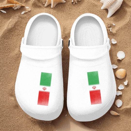 Iran Design for proud Iranian Americans Nurse Clogs