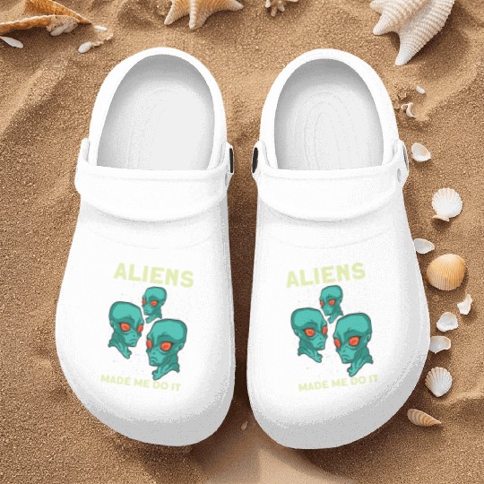 Alien Extraterrestrial Area 51 UFO Space Geek Gift Nurse Clogs