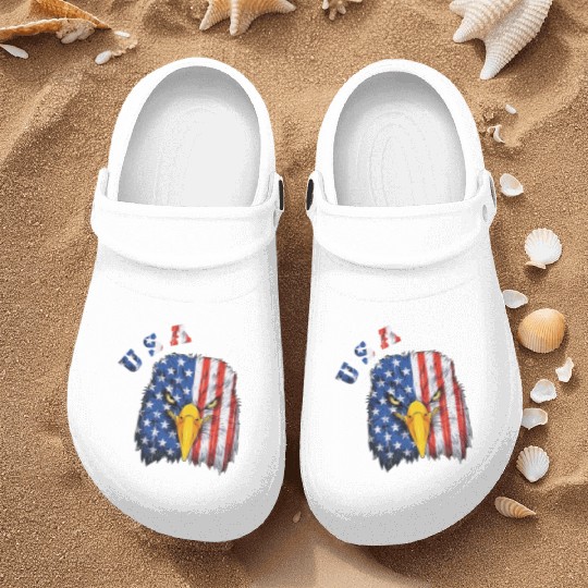 USA - Bald Eagle Nurse Clogs