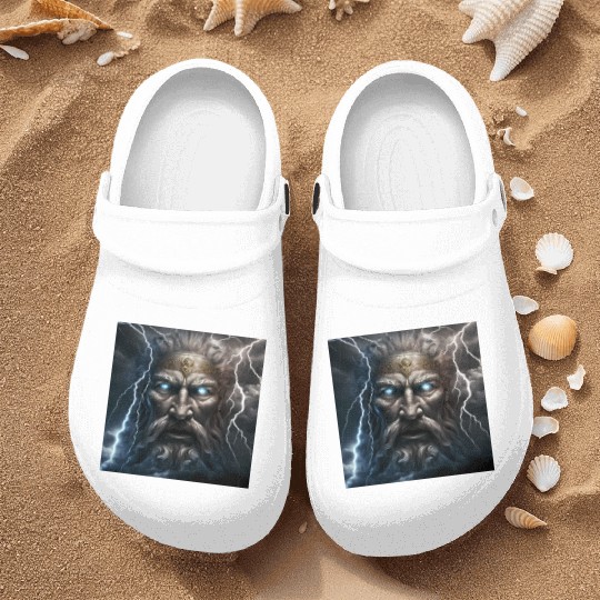 Portrait of Zeus Nurse Clogs