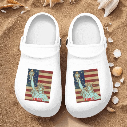 LOVE-Statue of Liberty Nurse Clogs