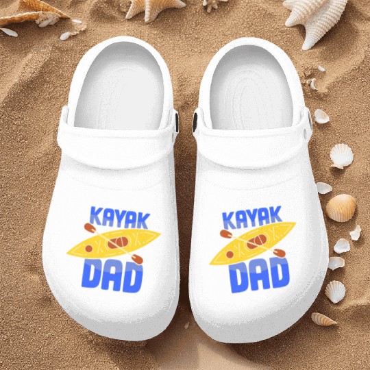 Kayak Dad Kayakist Kayaking Hobby Lover Nurse Clogs